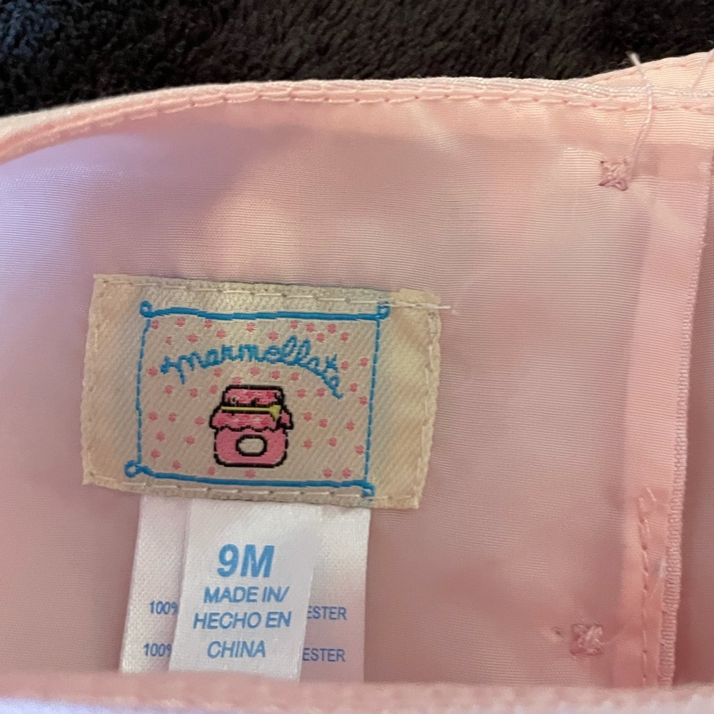 Marmellata blush pink toddler dress w/bloomers-Absolutely precious-EUC-Sz 9 mo - Picture 15 of 16